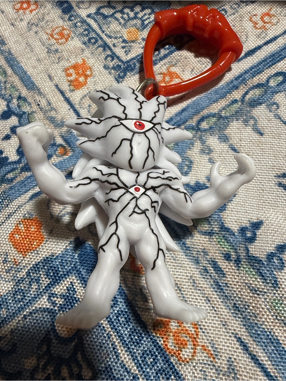Preloved: One Punch Man Backpack Hangers Boros Keychain [White Loose]